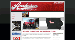 Desktop Screenshot of andersonmachinery.com